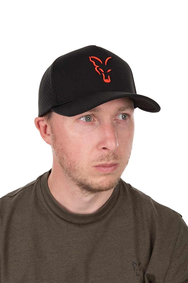 Fox Collection Baseball Cap Black/Orange / Carp Fishing Clothing