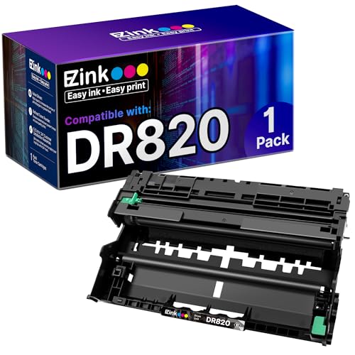 E-Z Ink Compatible Drum Unit Replacement for Brother DR820 DR 820 DR-820 Compatible with HL-L6200DW MFC-L5900DW HL-L5100DN MFC-L5800DW MFC-L5700DW HL-L5200DWT MFC-L6700DW HL-L5200DW (1 Drum Unit)