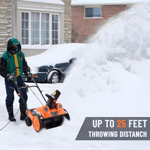 Electric Snow Shovel with LED Headlights, Corded Snow Blower for Efficient Snow Removal, Ideal for Small to Medium Areas 2 Electric Snow Shovel with LED Headlights, Corded Snow Blower for Efficient Snow Removal, Ideal for Small to Medium Areas - Image 2