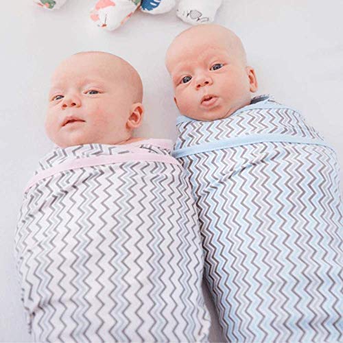 Image of Miracle Blanket Swaddle Wrap - Help Your Newborn Sleep Longer - Soft & Secure Sleep Sack for Infants - Easy-to-Use Swaddling Blanket for a Calm Baby (Solid Heather Gray)