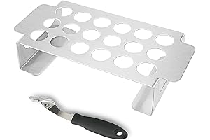 Revolutionary Jalapeno Popper Grill Rack with Effortless Coring Tool