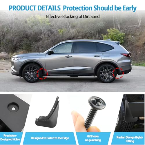 Image of 2021-2025 2026 Trailblazer Mud Flaps Splash Guards for 2026 Chevy Trailblazer Accessories No Drilling /Tape Mud Flaps Liner Fenders Compatible with 2021-2026 Chevy Trailblazer LS /LT /Activ(NOT FIT RS)