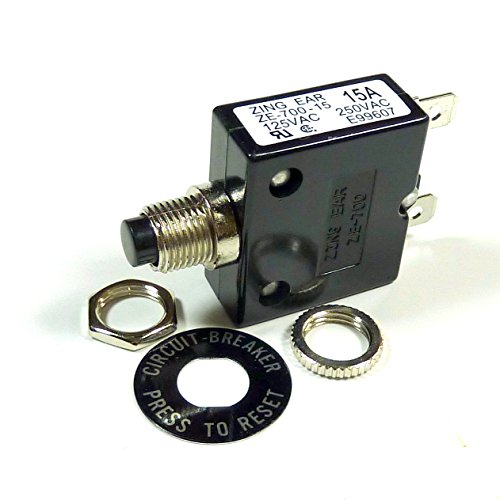 15 AMP 32VDC, 250VAC CIRCUIT BREAKER