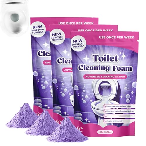 Fizzclean Toilet Cleaner, Fizzclean Toilet Cleaning Foam,Touch-Free Toilettenreinigung,Action für Strahlend Saubere Toiletten, Sorgt Dafür, Dass Ihre Toilette länger Sauber Bleibt (3)
