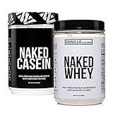 NAKED Grass Fed Protein Bundle: 1LB Casein and 1LB Vanilla Whey