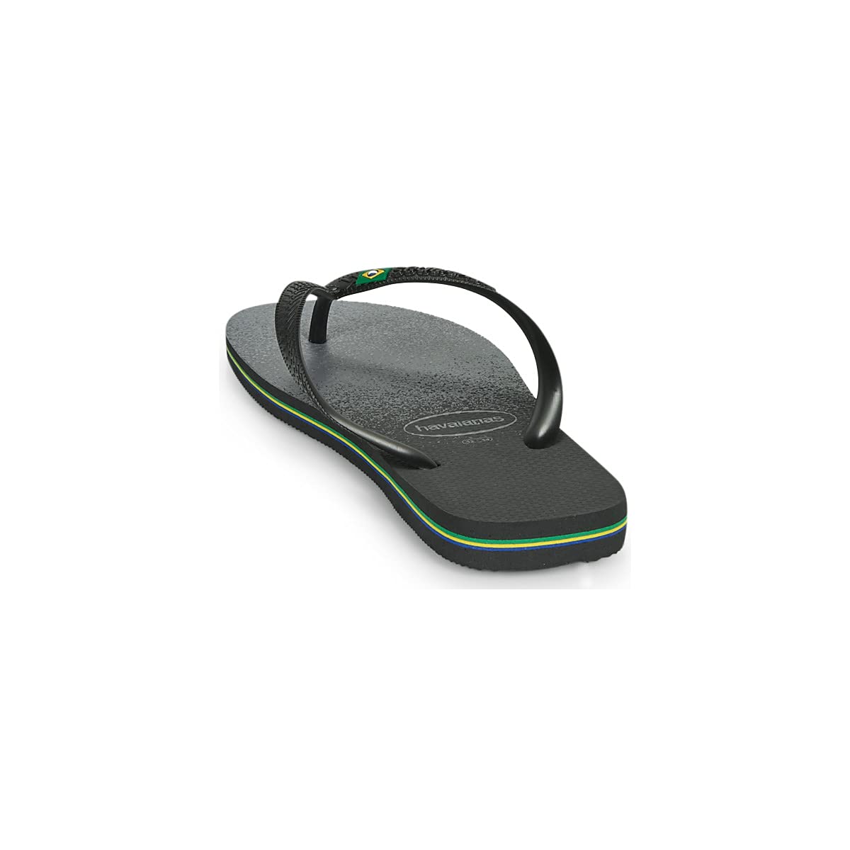 Havaianas - Brasil Logo, Chanclas Icónicas, Cómodas y Duraderas, Tiras con Bandera de Brasil y Suela Antideslizante con Franjas de Colores, Adultos Unisex