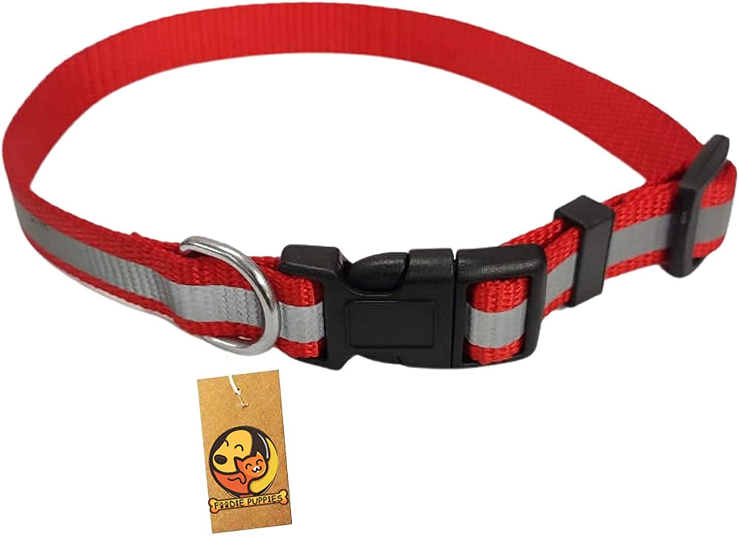 Foodie Puppies Pet Adjustable Length Reflective Collar - 15mm, Suitable for Puppies Cat and Kitten Color May Vary (B08ZJBQNXN) Amazon Price History, Amazon Price Tracker