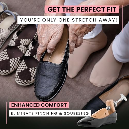 Houndsbay 4296-WM Bulldog Premium Professional 2-Way Wooden Shoe Stretcher For Women thumb #1