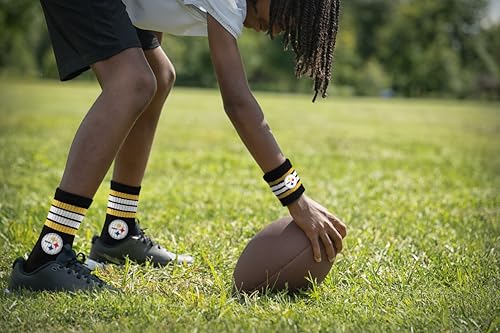 Image of For Bare Feet NFL Officially Licensed Team Logo Headband & Wristband Combo Pack Team Color OSFM