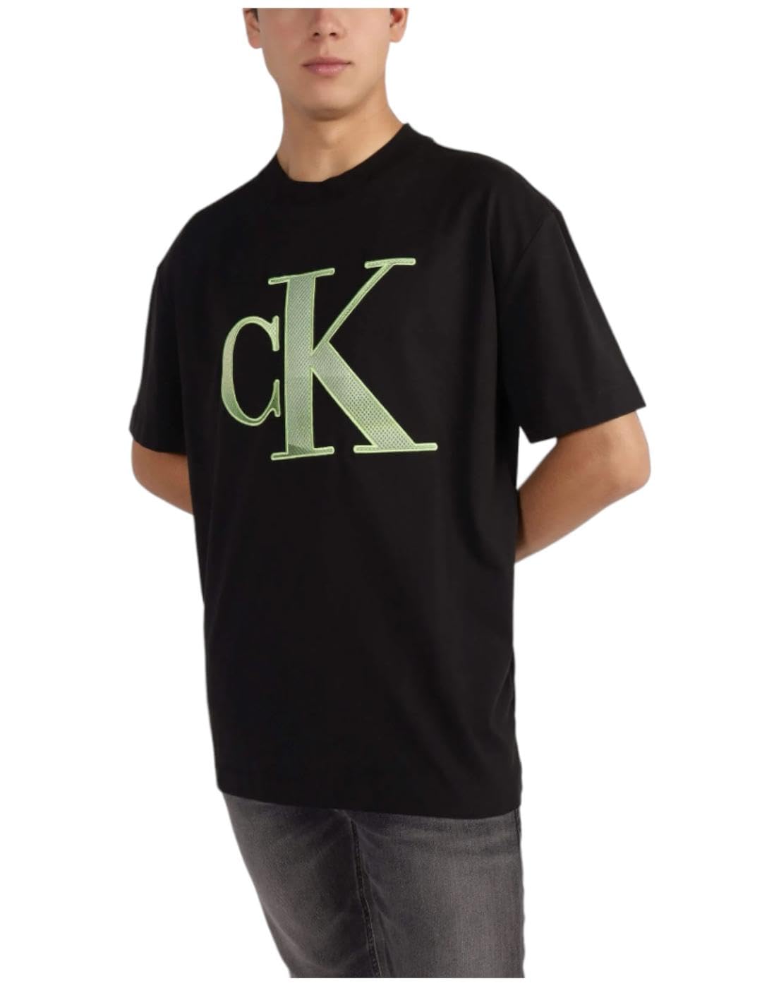 Perforated Monologo Tee T-shirt Erkek