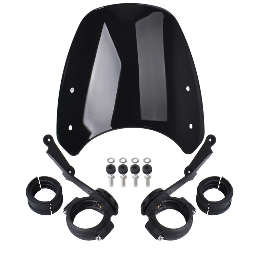 Aumento Parabrisas Deflector de Aire para Parabrisas Motocicleta, Protector, Accesorios Motor para Bonneville para Bobber (2017-2025 2024)