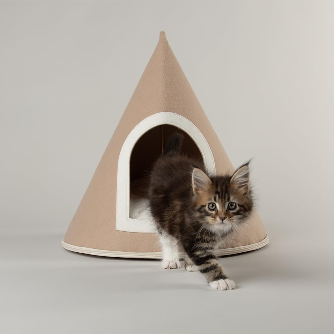 Scruffs Stockholm Felt Cat or Small Dog Cone Cave