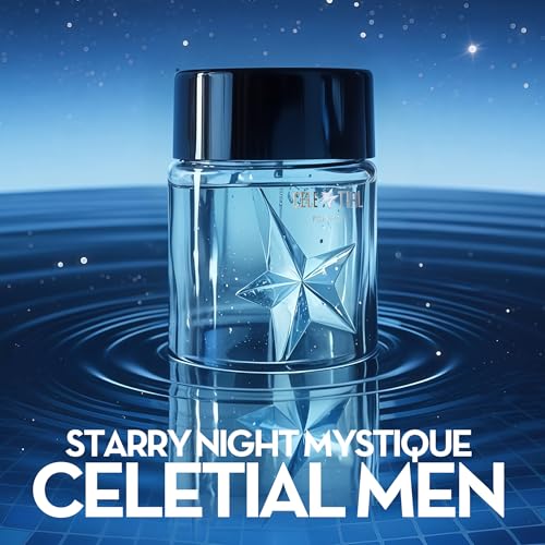 Image of Men's Cologne Celestial Original Natural Spray Eau De Toilette,Long-Lasting Scent Perfume for Men Elegant Bottle - Great Holiday Gift, 3.4 Fl Oz /100 Ml