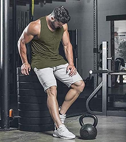 Miniatura 4 de COOFANDY Camiseta sin mangas de secado rápido para hombre, paquete de 3 camisetas sin mangas para gimnasio, culturismo