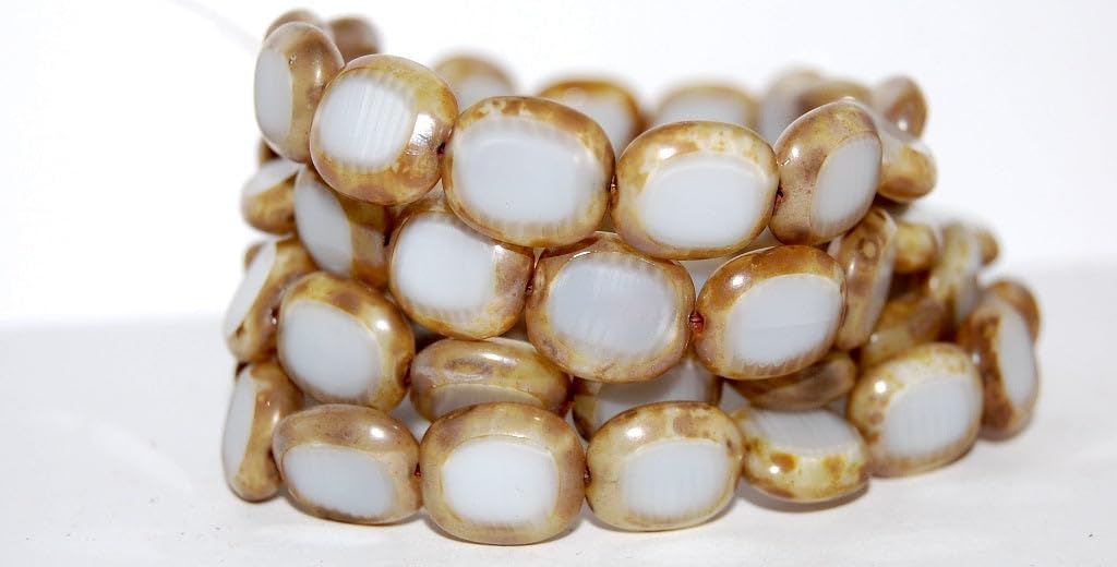 Facted Fire Polish Round Beads Pastel Blue Purple (25528), Glass, Czech Republic (4 mm)
