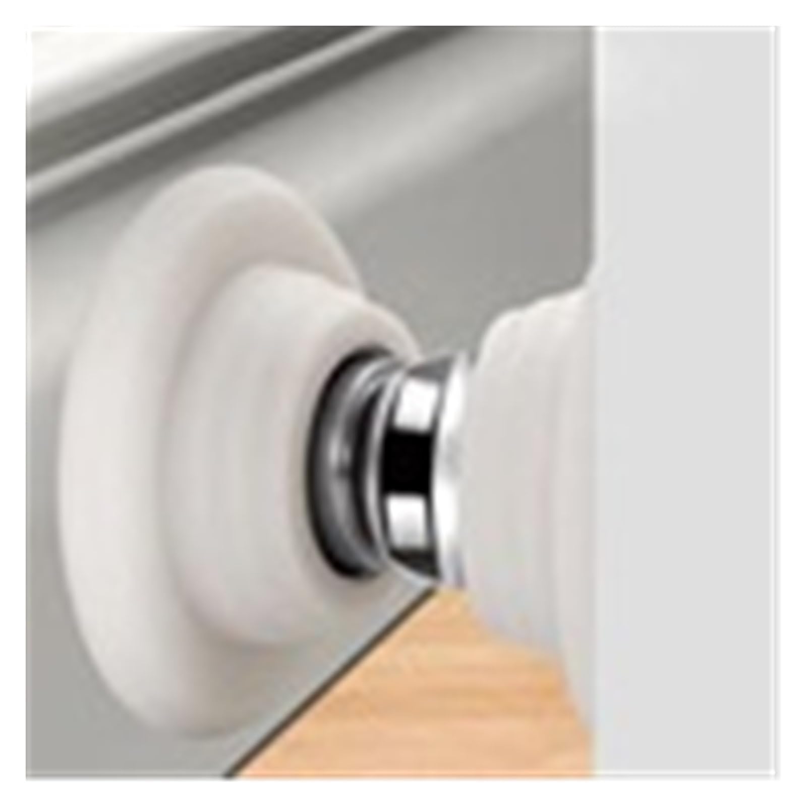Xctdsvah White Door Stop Magnetic Holder Anti Collision Windproof Free-Punch Silicone Household Hardware Accessories(White)