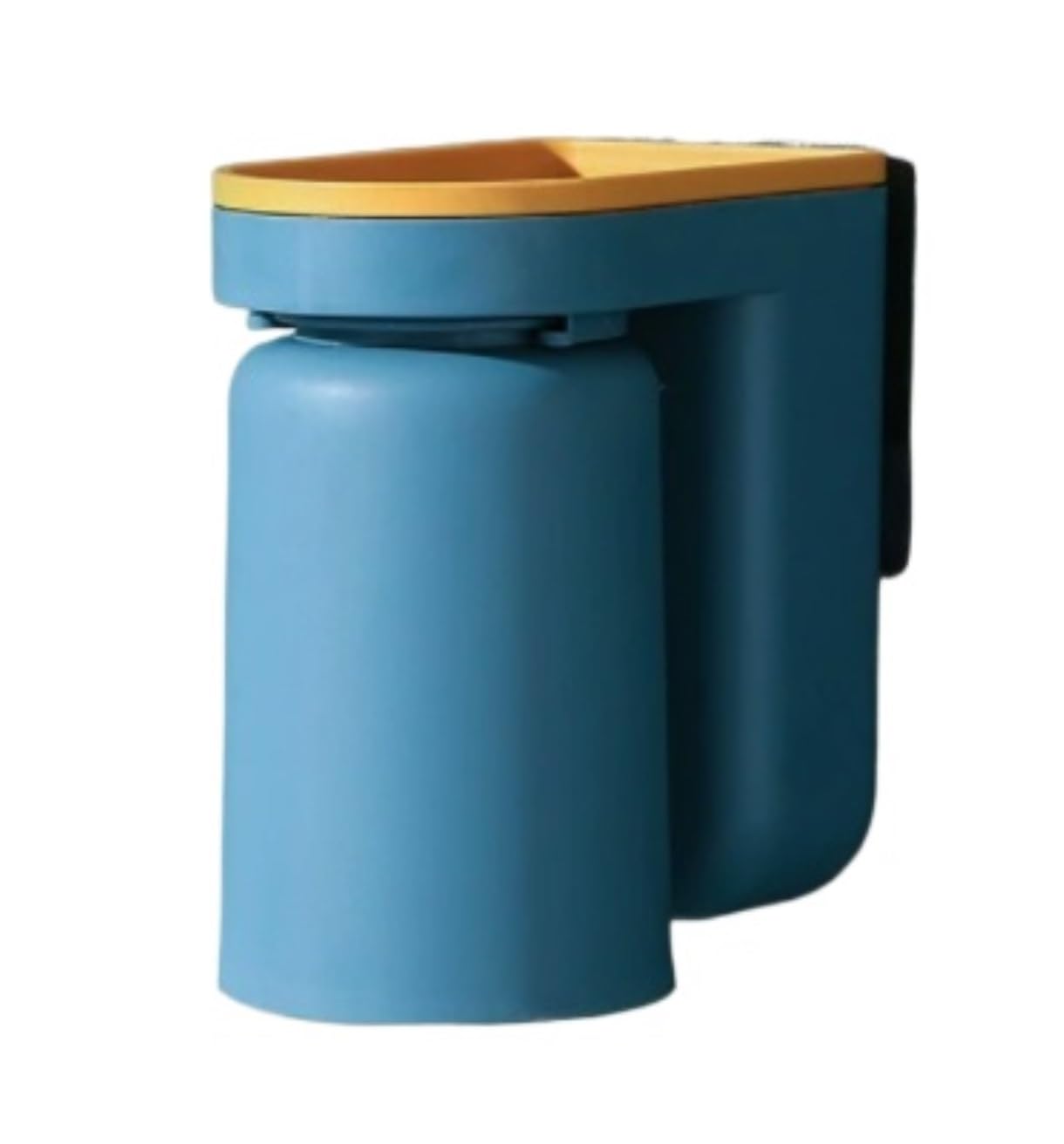 Baño Porta Soporte For Cepillo De Dientes, Diseño Invertido Montado En La Pared For Una Fácil Limpieza, Drenaje Adhesivo Cepillos Accesorios(Blue)