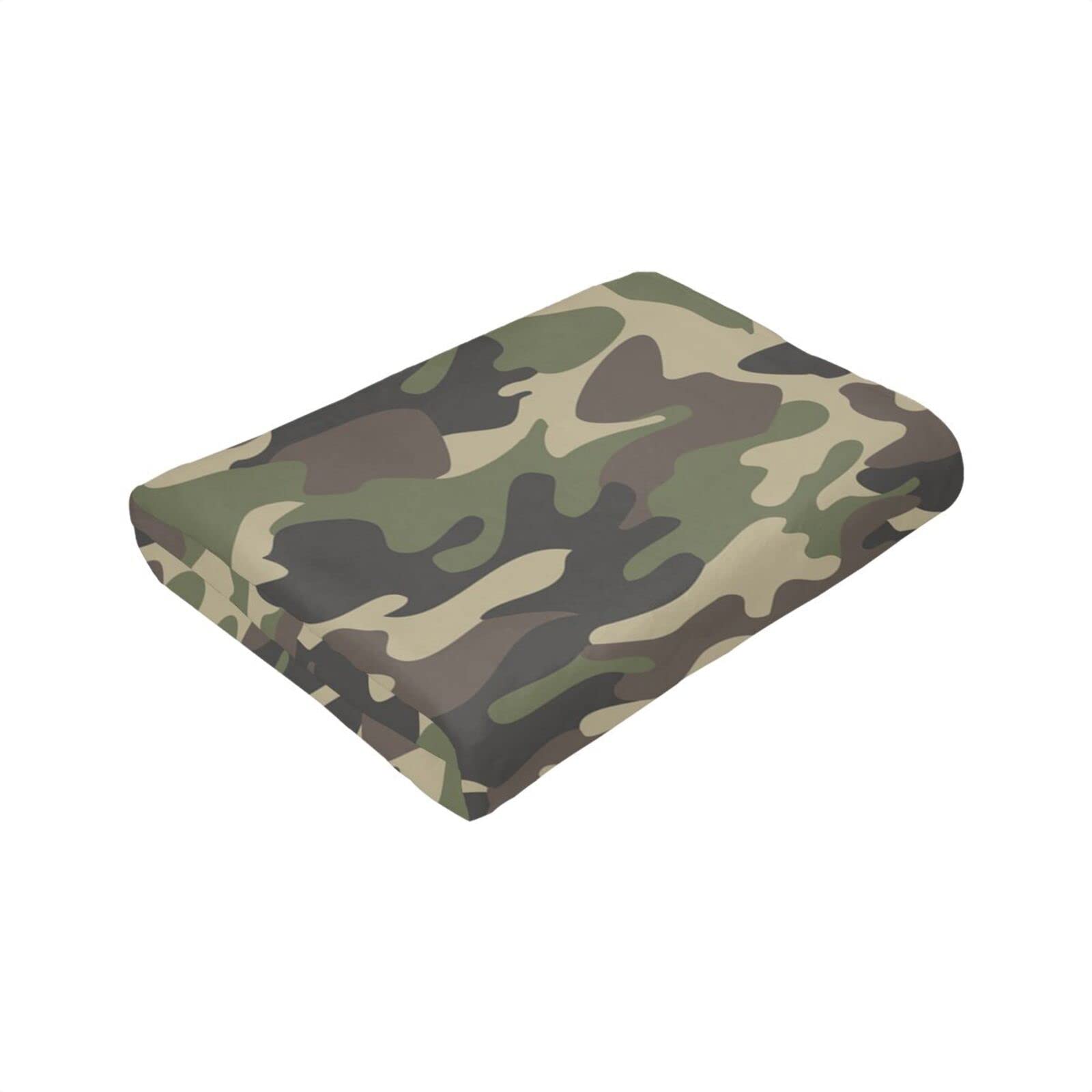 Amazon｜毛布 シングル ブランケット 迷彩柄 カモフラ ウール