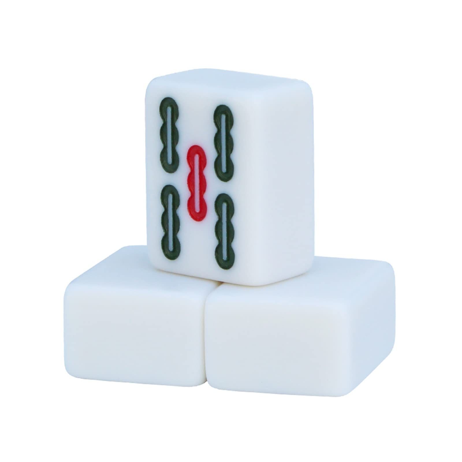 VSOLS Gran ajedrez Profesional Mahjong Juego Mahjong ajedrez Entretenimiento Juego Adulto Familia (Color : 42mm 144 Pieces)