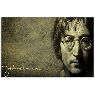 JYSHC John Winston Lennon Rock Musique Toile Affiches Et Impressions Décor Mur Art Photo Kr467Qv 40X60Cm sans Cadre - Les Beatles, Paul McCartney, John Lennon, RIngo Starr, George Harrison
