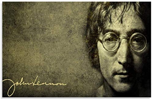 JYSHC John Winston Lennon Rock Musique Toile Affiches Et Impressions Décor Mur Art Photo Kr467Qv 40X60Cm sans Cadre - Les Beatles, Paul McCartney, John Lennon, RIngo Starr, George Harrison JYSHC John Winston Lennon Rock Musique Toile Affiches Et Impressions Décor Mur Art Photo Kr467Qv 40X60Cm sans Cadre
