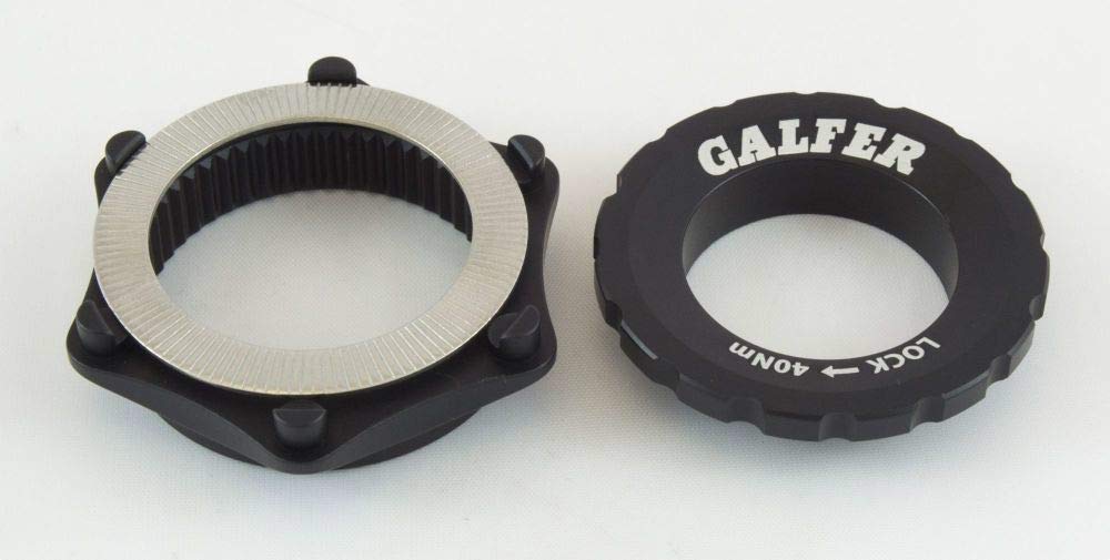Galfer Adapter Center Lock dla dorosłych, unisex, czarny, rozmiar uniwersalny