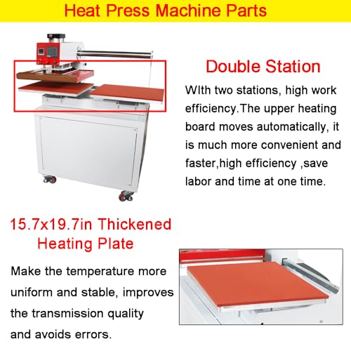 Máquina de Termofijado Neumática Automática 15.7x19.7 Pulg miniatura 3