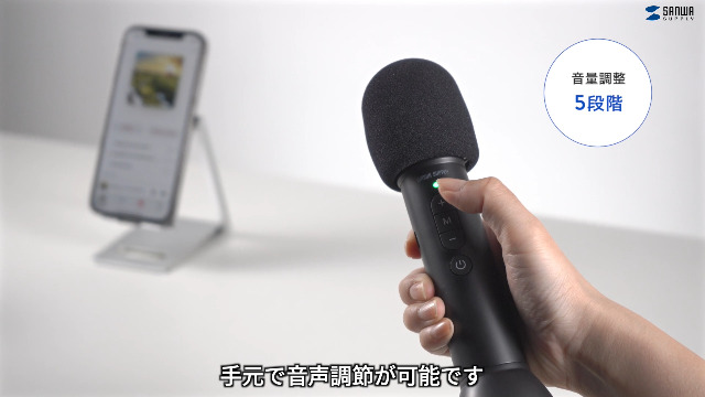 Amazon.co.jp: サンワサプライ ハンドマイク型ポータブル拡声器