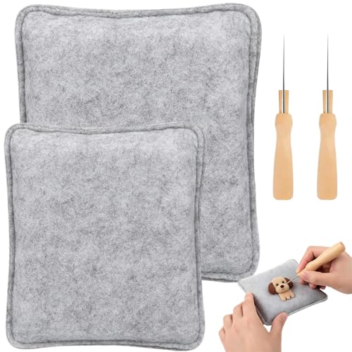 Tupinerq Filzunterlage zum Nadelfilzen, 2 Stück Filzmatten...