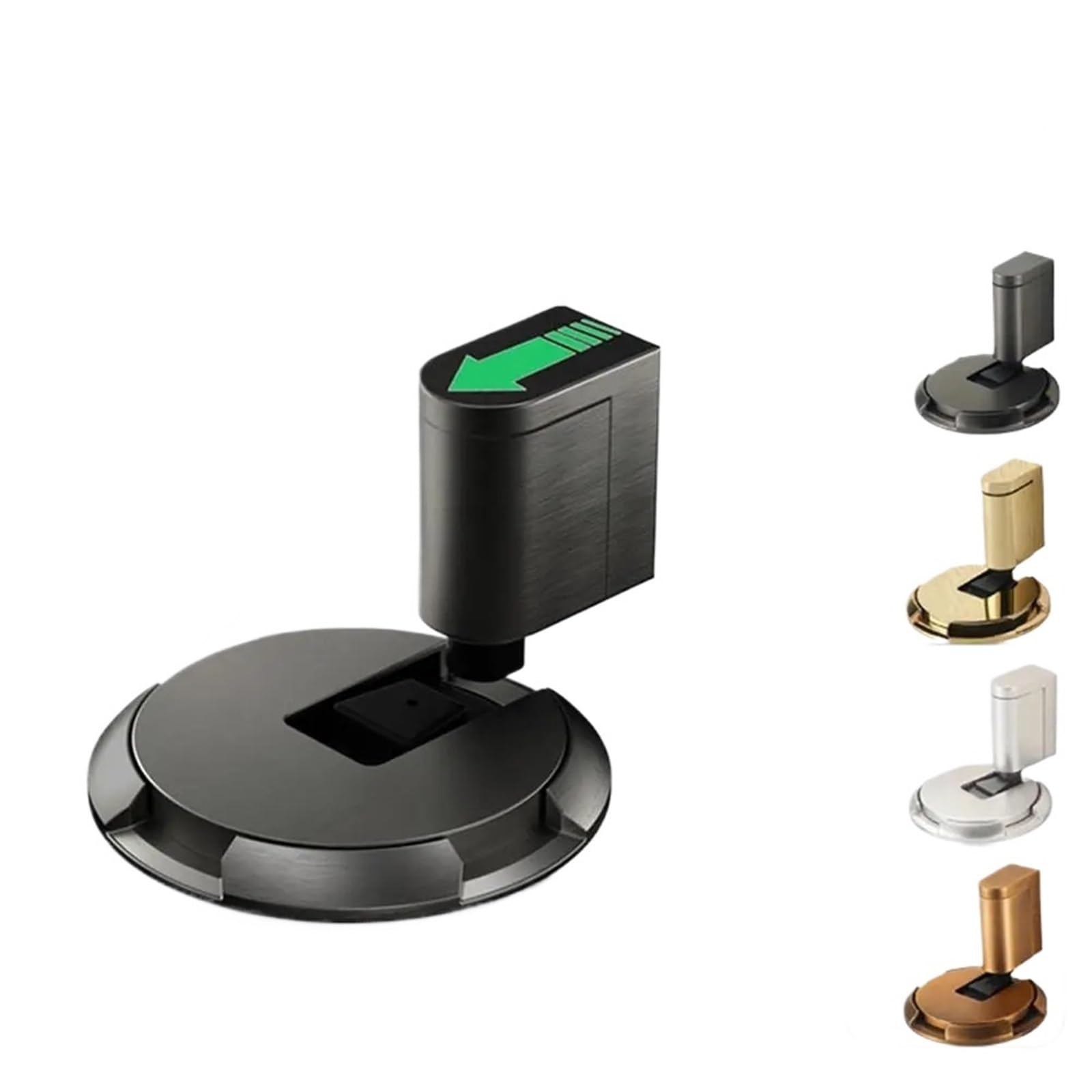 Kdhcvkz A 1Pcs Heavy Duty Magnetic Door Stopper Mechanical Lloy Zinc(A)
