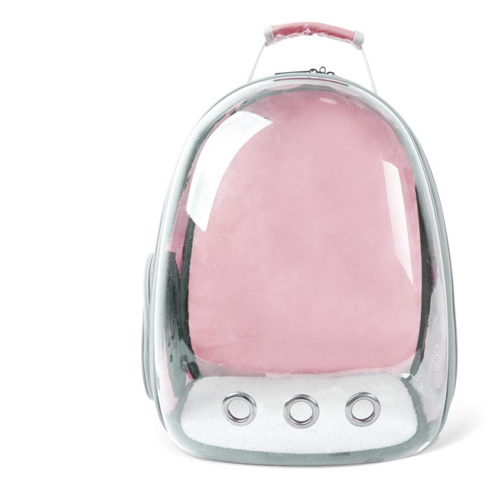 ZZAI Bolso Panorámico Transparente para Mascotas - Bolso Space Bag Dog Cat out - Mochila De Cabina Portátil