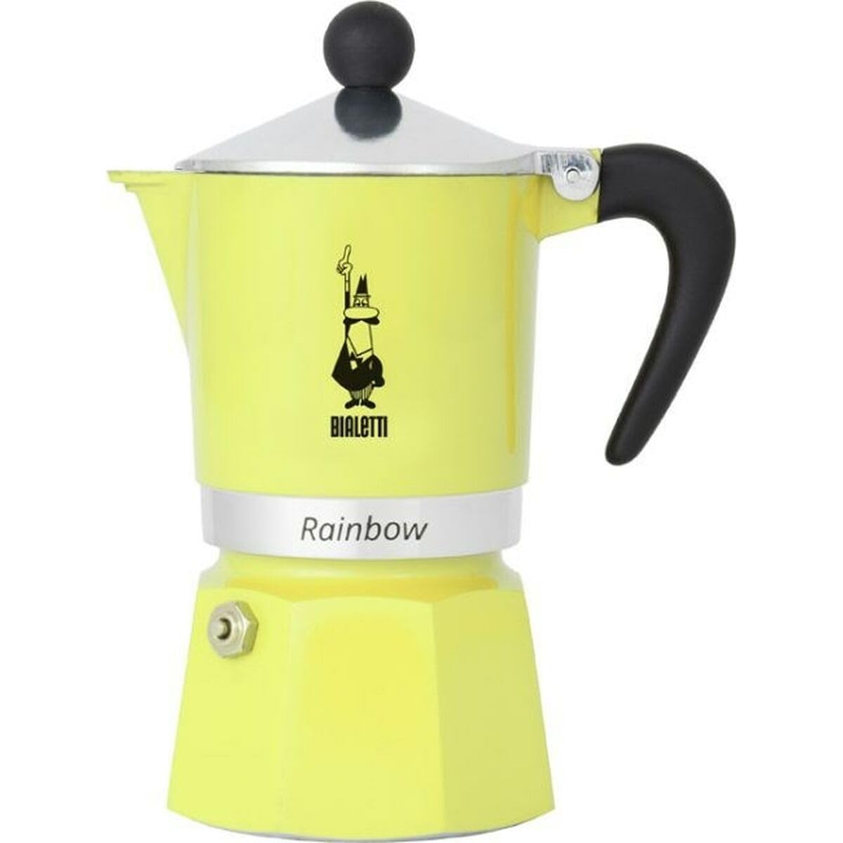 Cafetera Italiana Bialetti Primavera Amarillo Aluminio 270 ml 6 Tazas - Marca: Bialetti - EAN: 8006363043052