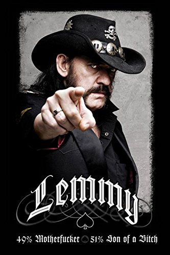 Motőrhead Inspired Lemmy Kilmister 12" Figure Handmade To Order. 1/6 Scale Custom Statue