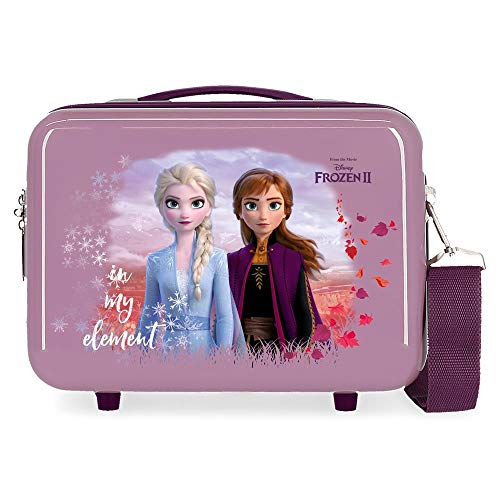 Disney Frozen Nature Is Magical Nececer Adaptable Morado 29x21x15 Cms Abs Disney Frozen Nature Is Magical Nececer Adaptable Morado 29x21x15 Cms Abs