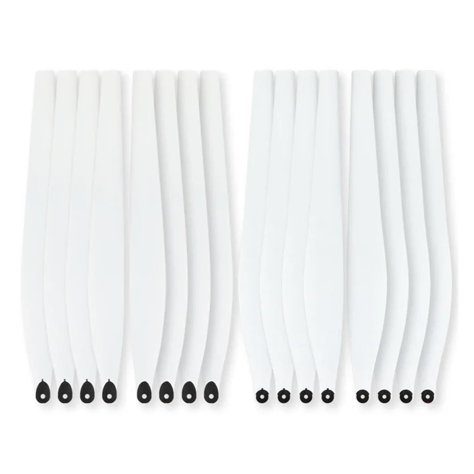 Hélices de nailon de carbono blancas (16 unidades, CW/CCW) for drones agrícolas de la serie T40/T50, plegables.