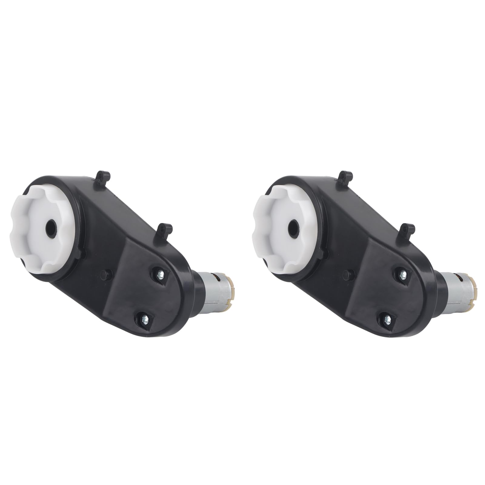 2 Stück RS390 20.000 U/min Elektromotorantrieb Motorfahrt 12 V Elektromotor Getriebe Metall-Mittelgetriebe Geräuscharm für Kinderfahrten auf Autoteilen (12 V 20.000 U/min)