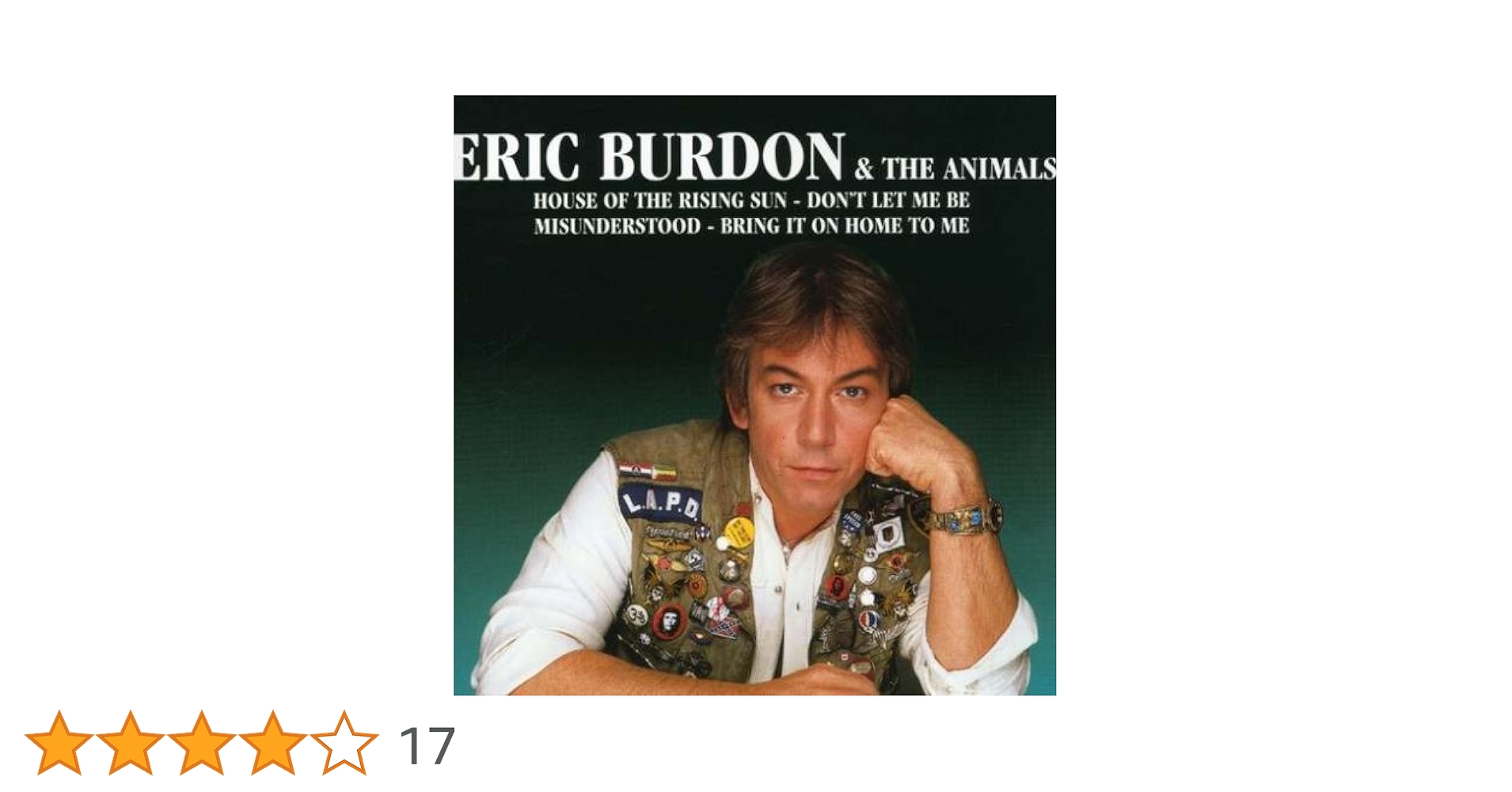 ◾️高音質USオリジナルモノ盤■ERIC BURDON & THE ANIMALS Eric Burdon & The Animals: Amazon.ca: Music