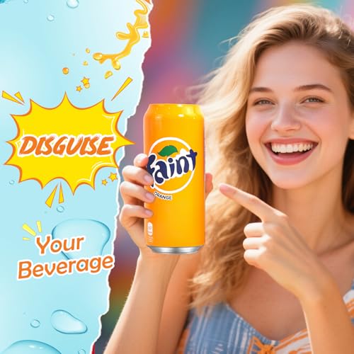 Image of TecoKart Silicone Beer Can Covers 500ml - Soda-Look Beverage Can Sleeves, Anti-Slip Reusable Can Wraps, Creates a Soda-Like Look - Fits 500ml Cans (3 Pack， 3 Colors)