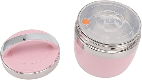 Miniatura 4 de Lonchera Bento de acero inoxidable 304 de 1.5 litros, cajas Bento térmicas, juego de tazones Bento de viaje, caja portátil de conservación de