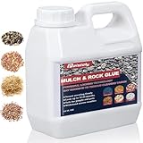 64oz Mulch and Rock Glue for Landscaping, Fast...