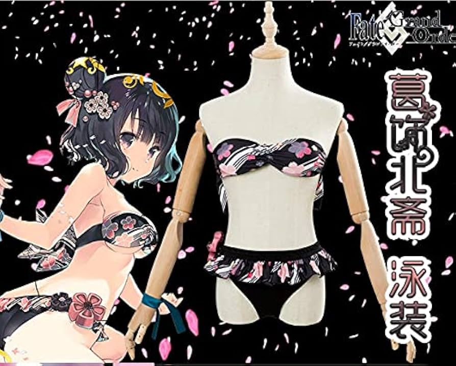 Amazon | longmucos Fate/Grand Order FGO葛飾北斎水着コスプレ