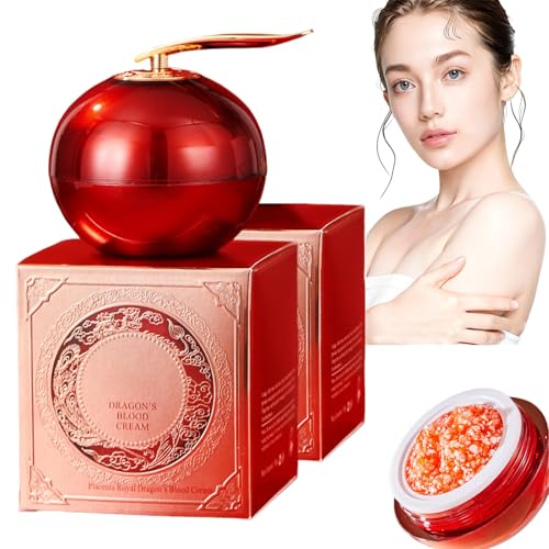 Dragon Blood Cream Retinol Placenta Dragon Blood Cream Retinol Placenta Royal Dragoncream Red Protein Elastic Moisturizingcream Anti-Wrinkle Face Cream (2PC)
