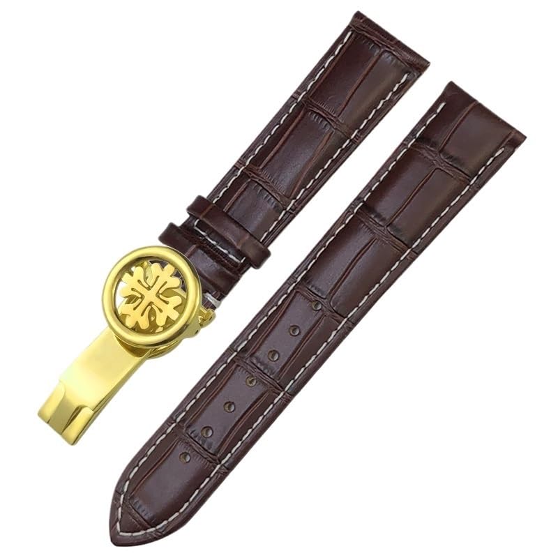 Bracelet de montre cuir souple dimensions 19mm à 22mm interchangeables