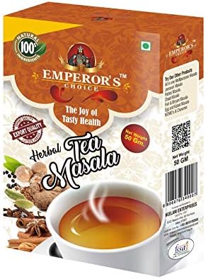 EMPEROR'S CHOICE Natural Ingredients Herbal Tea Masala (50 Gm)