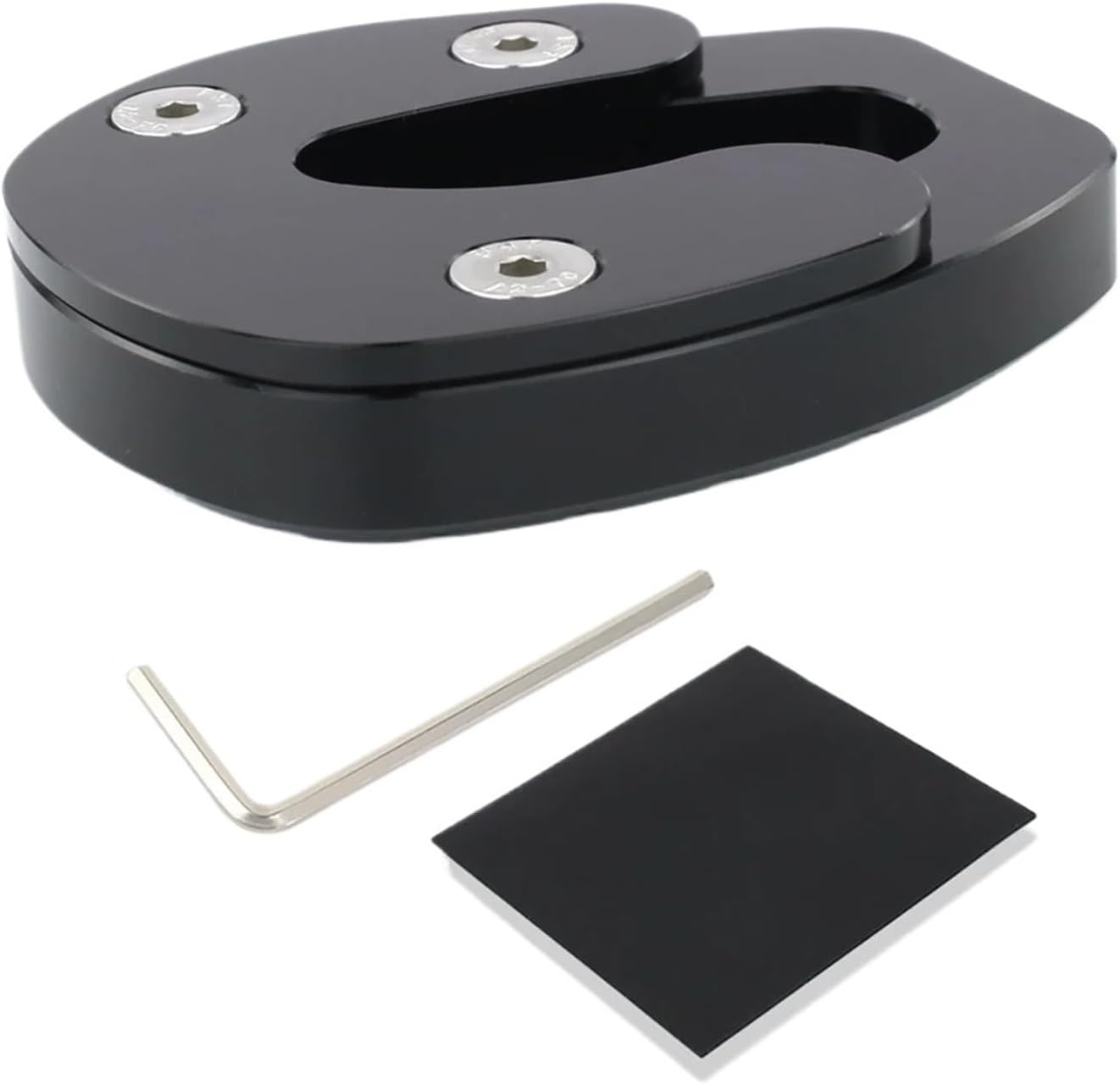 Kickstand Side Stand Enlarger Motorcycle Extension Side Stand Pad Plate Kickstand Shoe Compatible With Kawasaki Ninja ZX-14 Ninja ZX-14R