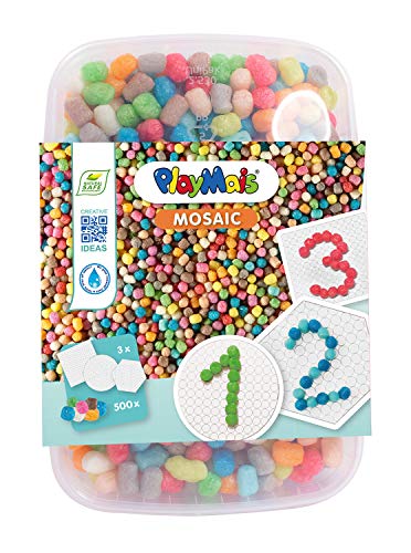 Playmais - Mosaic 500 123 Flocons de Maïs, 160662, Multicolore - version anglaise