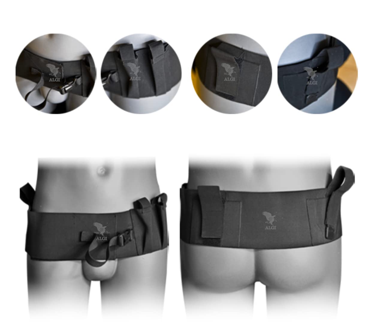 FONDINA A FASCIA ELASTICA PORTA PISTOLA