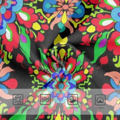 Cotton Toddler Underwear Floral Colorful Traditional Folk Art Poland Cute Panties Girl Florals Undies Kids Briefs 2t3