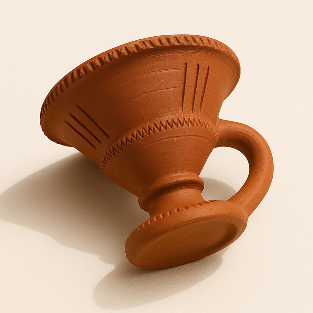 Handmade Terracotta Dhoop Dani - Incense Burner -3