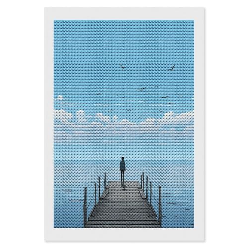 Peinture diamant jetée à offrir en cadeau créatif pour passionnés de décoration